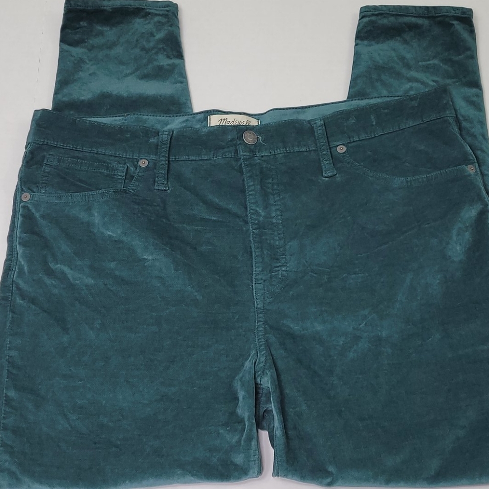 Madewell high rise skinny stretch velvet pants - Picture 3 of 8
